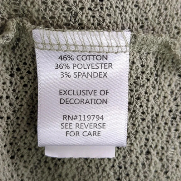 One World XL Open Cascade Front Vest Color Sage - Picture 8 of 9